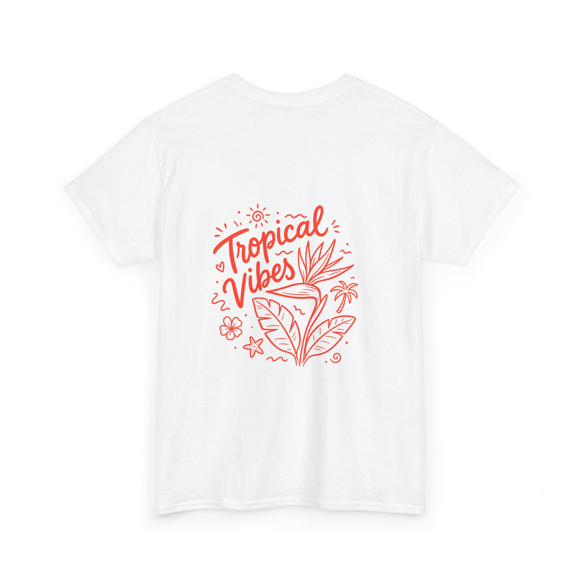 T-Shirt — Tropical Vibes Chest Logo Tee