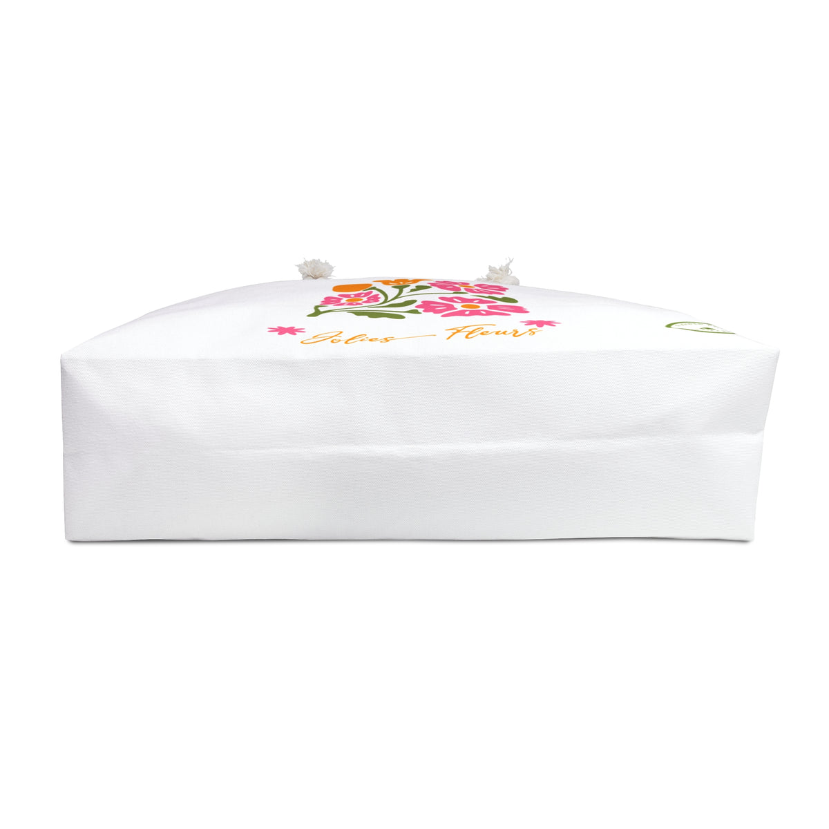 Floral Weekender Bag — Pink & Orange Bloom Travel Tote