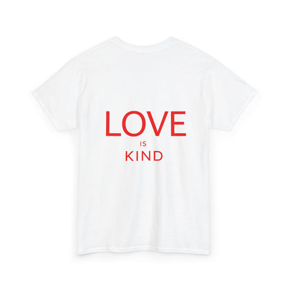 T-Shirt — "Love Is Kind" Minimal Heart Tee
