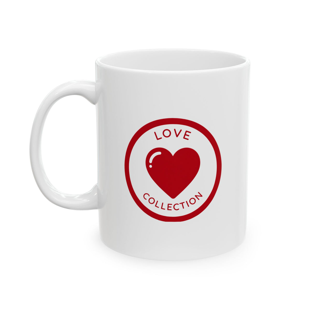 Ceramic Mug — "Brewed For You" Elegant Script Coffee Cup (11oz & 15oz)