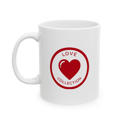 Ceramic Mug — "Brewed For You" Elegant Script Coffee Cup (11oz & 15oz)