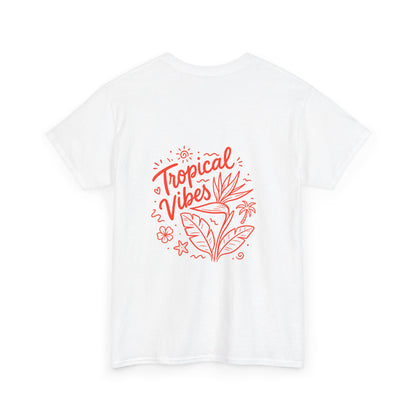 T-Shirt — Tropical Vibes Chest Logo Tee