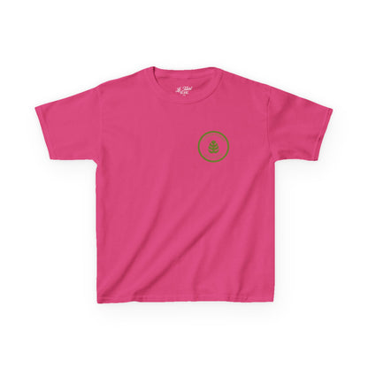 Kids Tee — Retro Floral "Believe in Flowers" Graphic