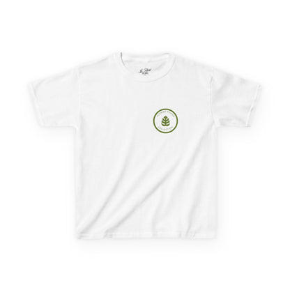 Kids Tee — Retro Floral "Believe in Flowers" Graphic