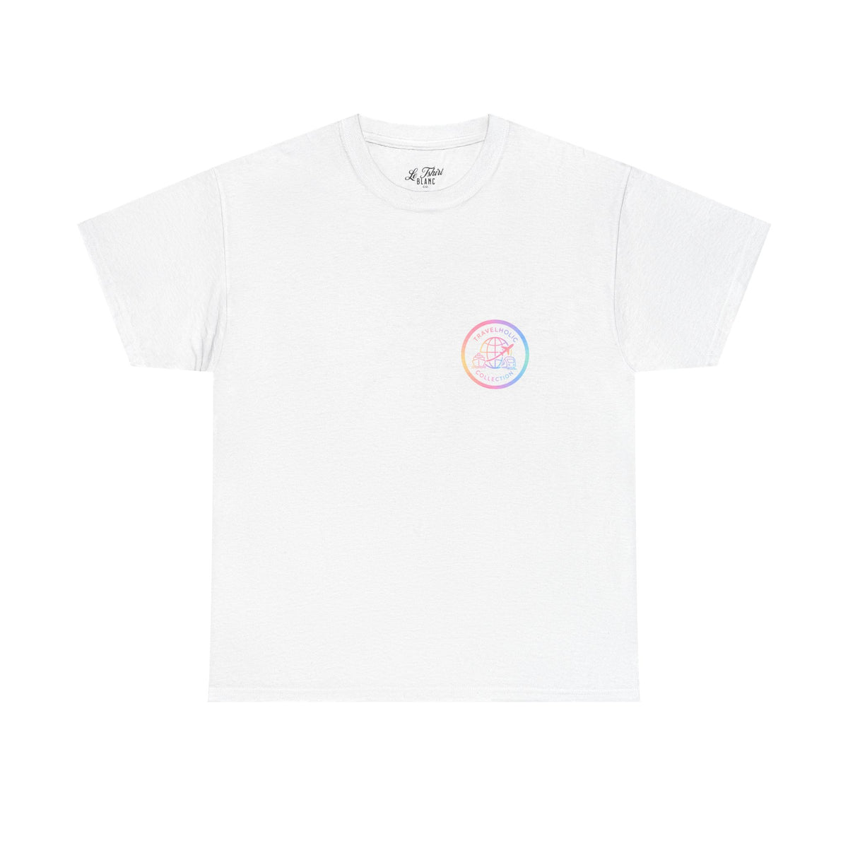 Travel Stamp Map T‑Shirt — "Been There, Can You Guess?" World Travel Tee