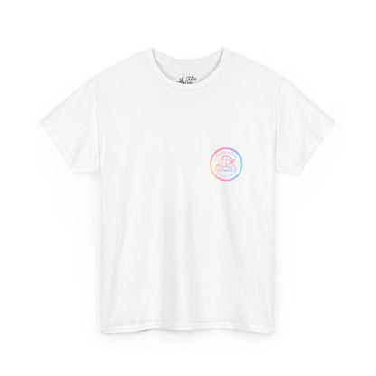 Travel Addict T-Shirt — Pastel World Map Tee for Travelers