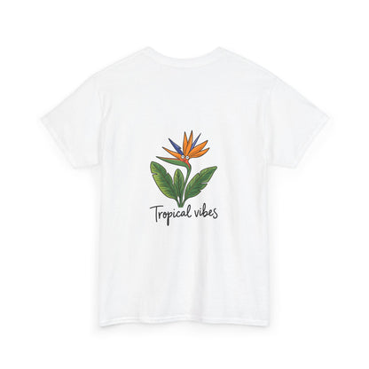 T-Shirt — Tropical Vibes Bird of Paradise Floral Tee