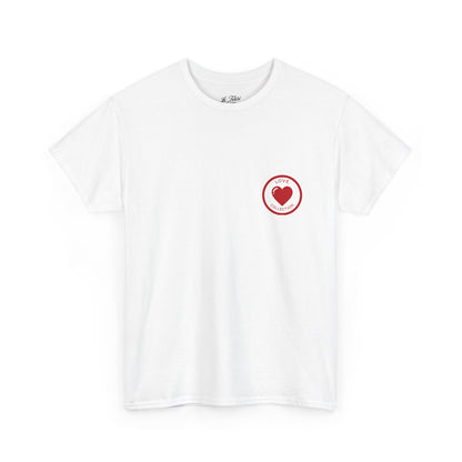 T-Shirt — "Love Is Kind" Minimal Heart Tee