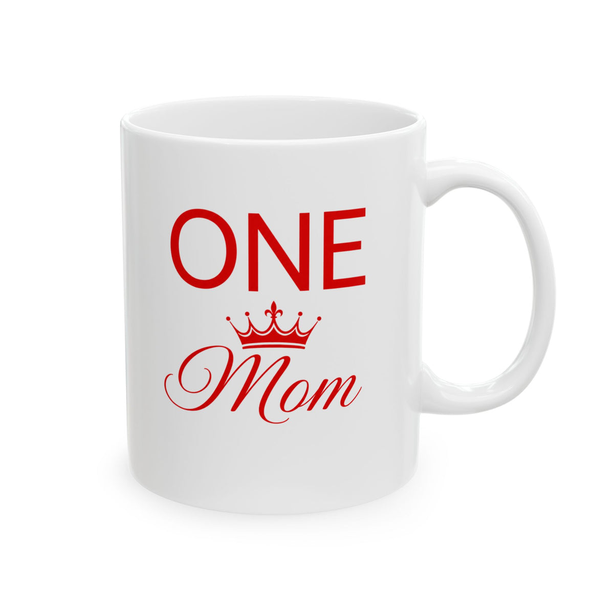 Mommy Ceramic Mug – 'Love You Mom ' Coffee Cup (11oz/15oz)