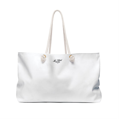 Floral Weekender Bag — Pink & Orange Bloom Travel Tote
