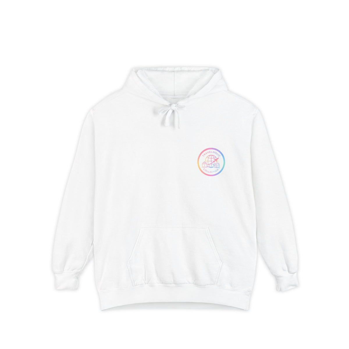 Minimal Leaf Emblem Hoodie — Eco-Inspired Chest Logo Hoodie