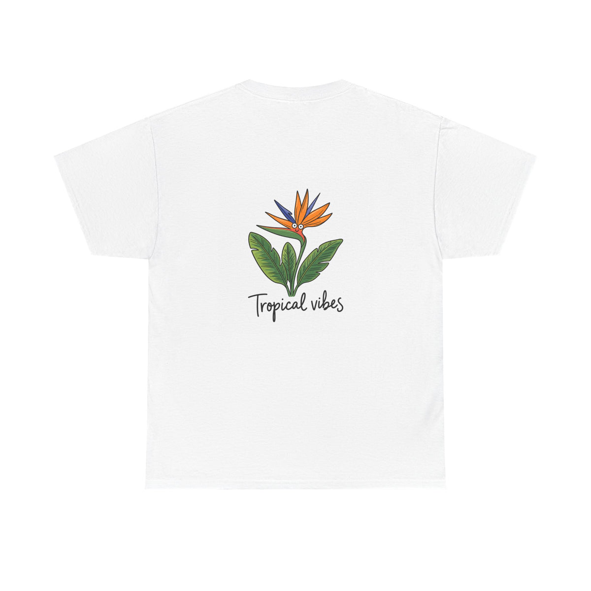 T-Shirt — Tropical Vibes Bird of Paradise Floral Tee