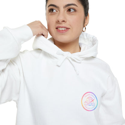 Minimal Leaf Emblem Hoodie — Eco-Inspired Chest Logo Hoodie